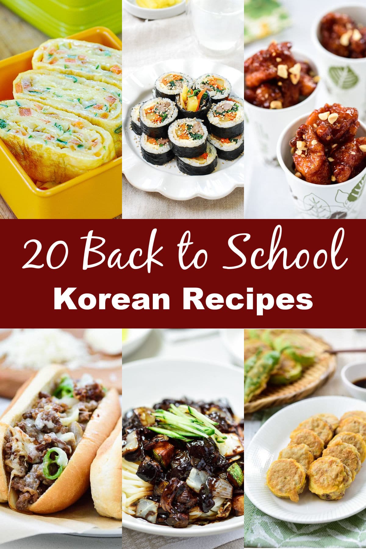 4 x 6 in 9 - 20 Back to School Korean Recipes