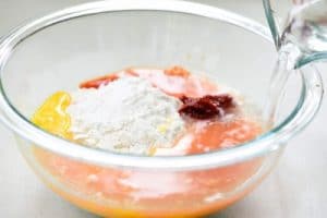 Kimchi pancake batter