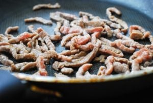 stir fried beef stips