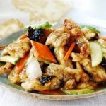 deep-fried pork in a sweet and sour sauce
