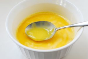 Beaten eggs for Korean rolled omelette