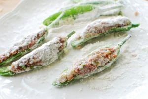 Stuffed chili peppers
