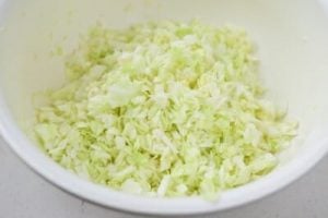Cabbage for Korean dumplings