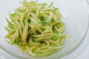 Hobak buchim (Korean zucchini pancake)