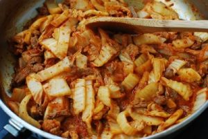 Kongnamul bap (soybean sprout rice bowl)